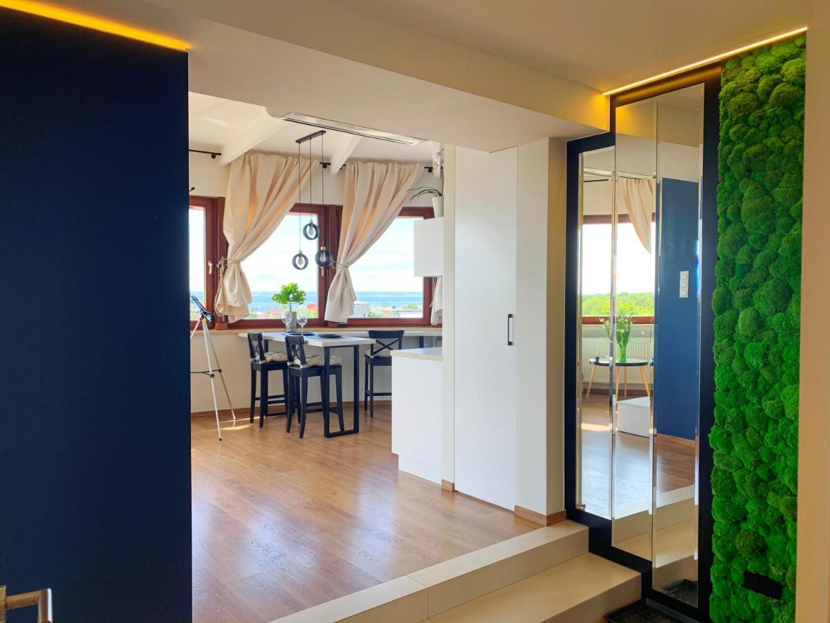Ferienwohnung Dom Zdrojowy Apartament "Widokowy" Jastarnia Exterior foto